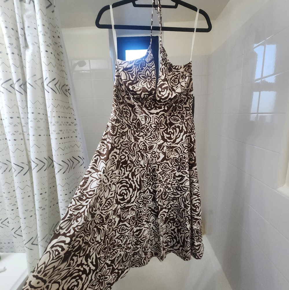 Halter Style Open Back Dress